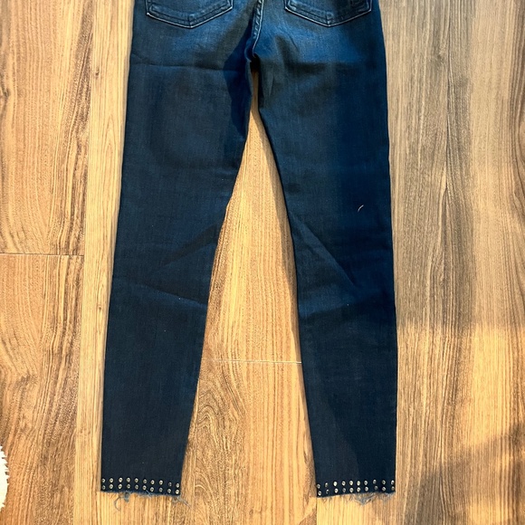 Fidelity Gwen High Rise Skinny Jeans, size 24, dark blue. - Picture 8 of 8